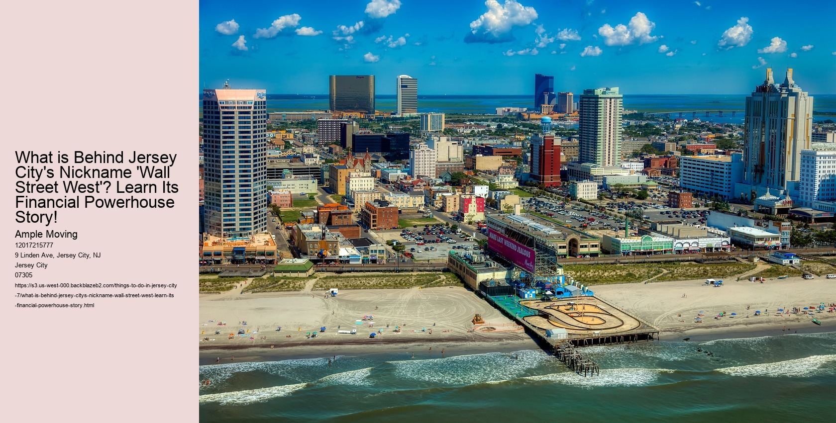 What is Behind Jersey City's Nickname 'Wall Street West'? Learn Its Financial Powerhouse Story!